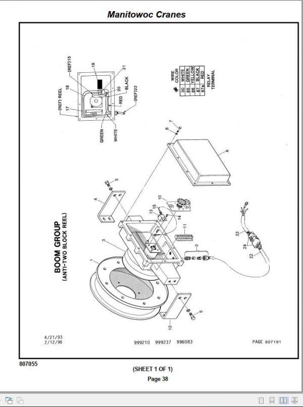 Manitowoc Cranes PM 2053 000 600C Spare Parts Manual PDF 3