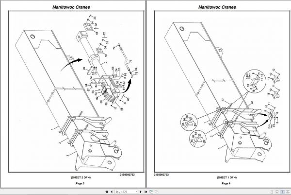 Manitowoc Cranes PM 220343 000 TMS540 PARTS Spare Parts Manual PDF 2