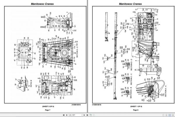 Manitowoc Cranes PM 221021 001 RT640C Spare Parts Manual PDF 2
