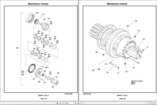 Manitowoc Cranes PM 236171 000 GRT655 Spare Parts Manual PDF 3