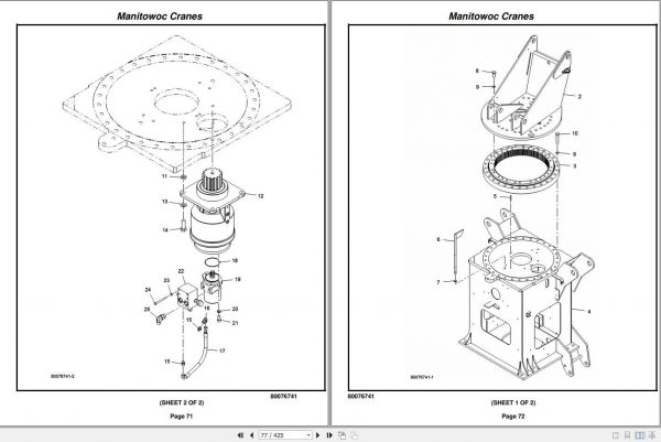 Manitowoc Cranes PM 301252 002 990A Spare Parts Manual PDF 3