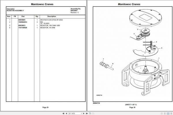 Manitowoc Cranes PM 322552 000 CD5520 Spare Parts Manual PDF 3
