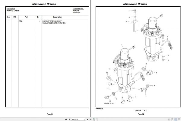 Manitowoc Cranes PM 322623 000 GCD15 Spare Parts Manual PDF 3