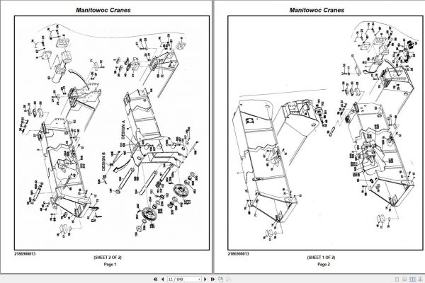 Manitowoc Cranes PM 49508 005 TMS865 Spare Parts Manual PDF 2