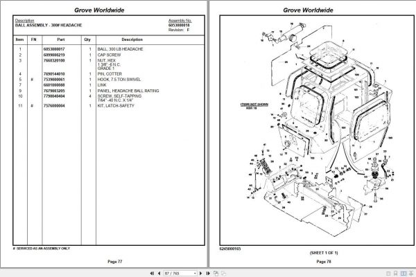 Manitowoc Cranes PM 66424 002 RT518 Spare Parts Manual PDF 3