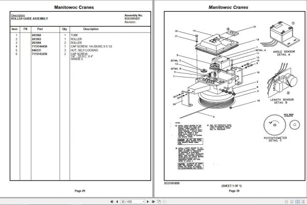 Manitowoc Cranes PM 70451 000 AP308 Spare Parts Manual PDF 3