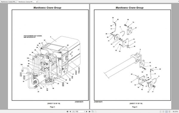 Manitowoc Cranes RT875E3 Spare Parts Manual PDF 2