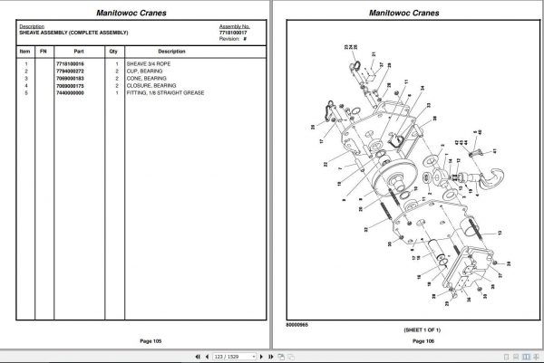 Manitowoc Cranes TMS9000E13 PM 234603 001 Spare Parts Manual PDF 3