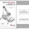 Manitowoc Grove Crane GMK 3050 1 3172292 20091101 Spare Parts Catalog 1