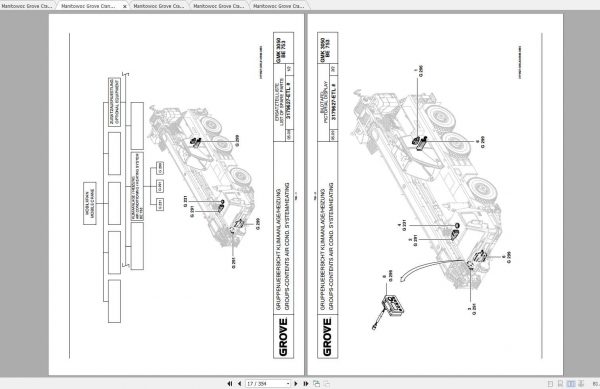 Manitowoc Grove Crane GMK 3050 1 3172292 20091101 Spare Parts Catalog 2