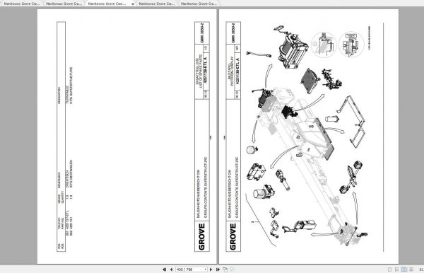 Manitowoc Grove Crane GMK 3050 2 4251105C 20200201 Spare Parts Catalog 3 1