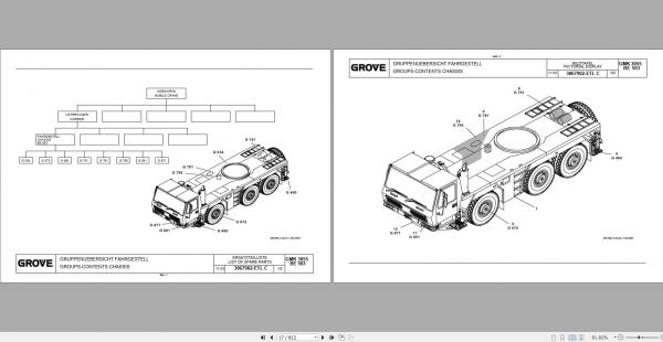 Manitowoc Grove Crane GMK 3055 3067950 20040101 Spare Parts Catalog 2