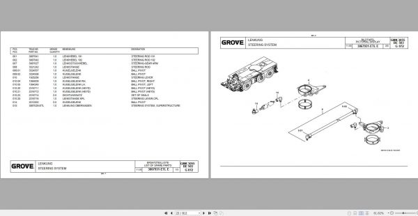 Manitowoc Grove Crane GMK 3055 3067950 20040101 Spare Parts Catalog 3