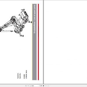Manitowoc Grove Crane GMK 3055 3126355 20060301 Spare Parts Catalog 1