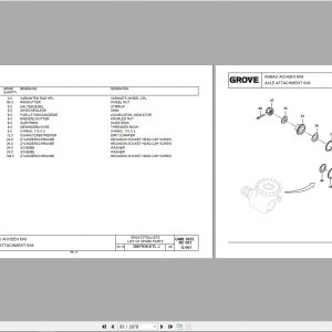 Manitowoc Grove Crane GMK 3055 3196979 20100901 Spare Parts Catalog 3