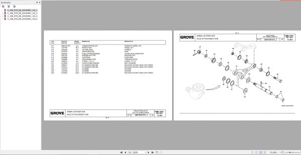 Manitowoc Grove Crane GMK 3055 3196979 20100901 Spare Parts Catalog 3