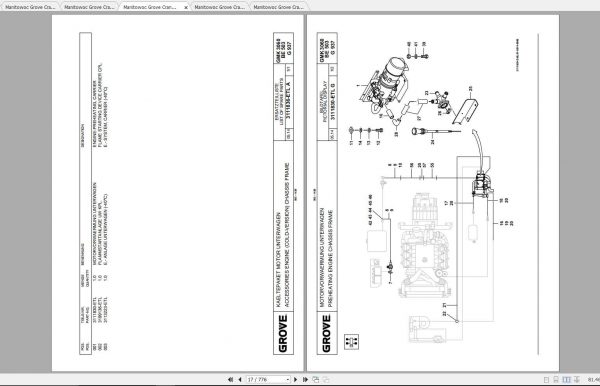 Manitowoc Grove Crane GMK 3060I 4160567BN 20160201 Spare Parts Catalog 2