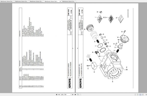 Manitowoc Grove Crane GMK 4080 1 3216680BL 20140901 Spare Parts Catalog 3
