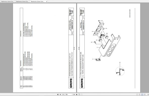 Manitowoc Grove Crane GMK 4080 1 3277399BU 20150414 Spare Parts Catalog 3