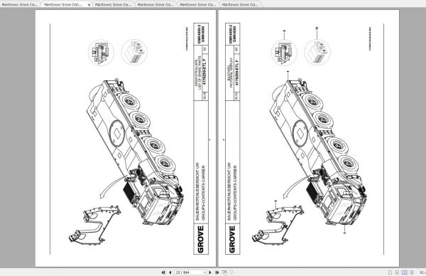 Manitowoc Grove Crane GMK 4080 2 4090 4176300B 20180301 Spare Parts Catalog 2