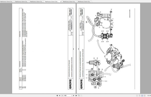 Manitowoc Grove Crane GMK 4080 2 4090 4176300B 20180301 Spare Parts Catalog 3