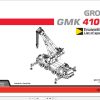Manitowoc Grove Crane GMK 4100 3117109 20070101 Spare Parts Catalog 1