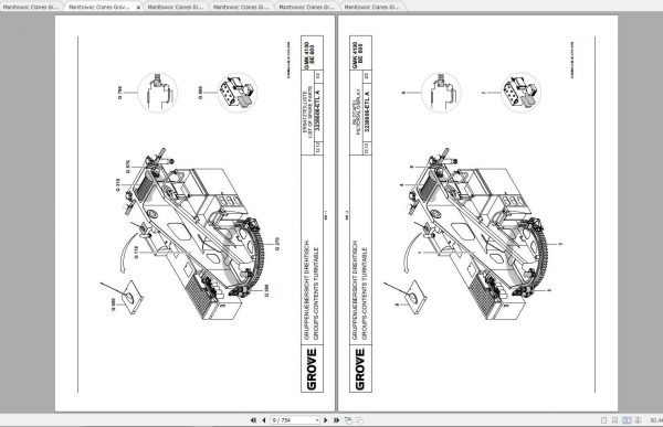 Manitowoc Grove Crane GMK 4100 3183769AL 20130601 Spare Parts Catalog 2