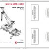 Manitowoc Grove Crane GMK 4100 3203856T 20120801 Spare Parts Catalog 1
