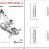 Manitowoc Grove Crane GMK 4100L 1 3216701 20170601 Land Specific Options Spare Parts Catalog 1