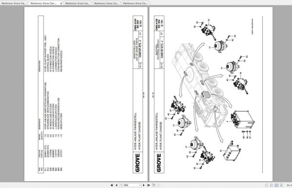 Manitowoc Grove Crane GMK 4100L 1 3250200 20160801 Spare Parts Catalog 2