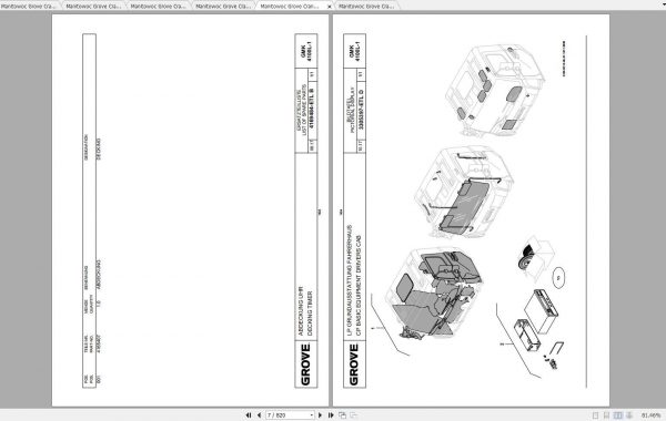 Manitowoc Grove Crane GMK 4100L 1 4230700B 20180201 Spare Parts Catalog 3