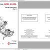Manitowoc Grove Crane GMK 4100L 3202011BL 20130601 Spare Parts Catalog PDF 1