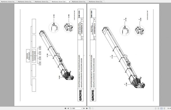 Manitowoc Grove Crane GMK 5095 3179615 20110301 Spare Parts Catalog 2