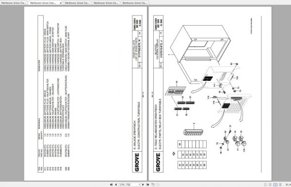 Manitowoc Grove Crane GMK 5095 3238618BL 20140901 Spare Parts Catalog 2