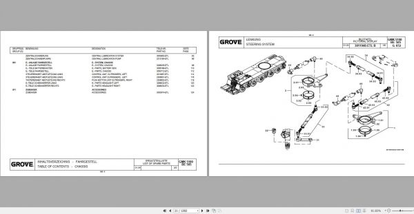 Manitowoc Grove Crane GMK 5100 3117169 20040501 Spare Parts Catalog 3