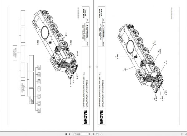 Manitowoc Grove Crane GMK 5100 3117169 20060401 Spare Parts Catalog 2
