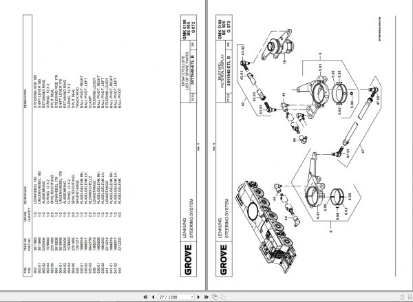 Manitowoc Grove Crane GMK 5100 3117169 20060401 Spare Parts Catalog 3