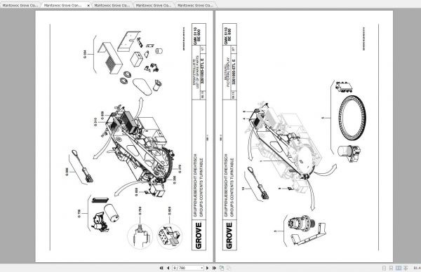 Manitowoc Grove Crane GMK 5110 1 3275001C 20150801 Spare Parts Catalog 2