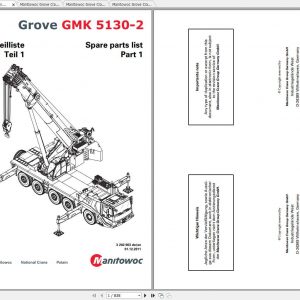 Manitowoc Grove Crane GMK 5130 2 3202003 20111201 Spare Parts Catalog 1