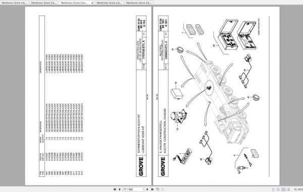 Manitowoc Grove Crane GMK 5130 2 3202003 20111201 Spare Parts Catalog 2