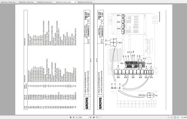 Manitowoc Grove Crane GMK 5130 2 3202003 20111201 Spare Parts Catalog 3