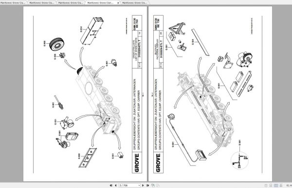Manitowoc Grove Crane GMK 5130 2 3261007C 20150801 Spare Parts Catalog 2