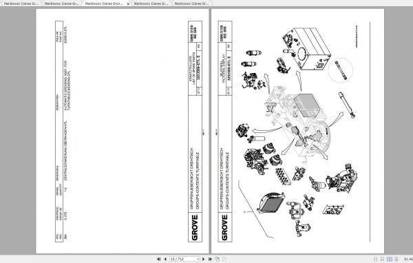 Manitowoc Grove Crane GMK 5150 4206948B4 20170801 Spare Parts Catalog 3