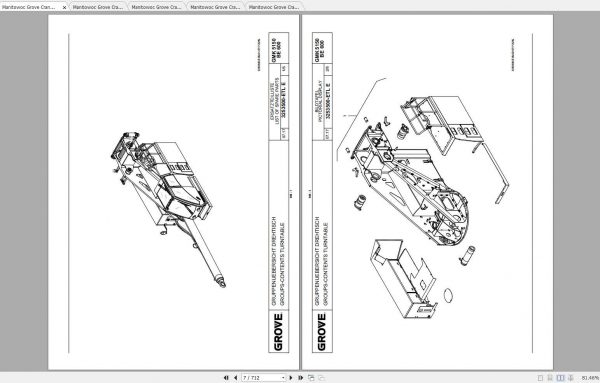 Manitowoc Grove Crane GMK 5150L 4206977B 20170701 Spare Parts Catalog 2