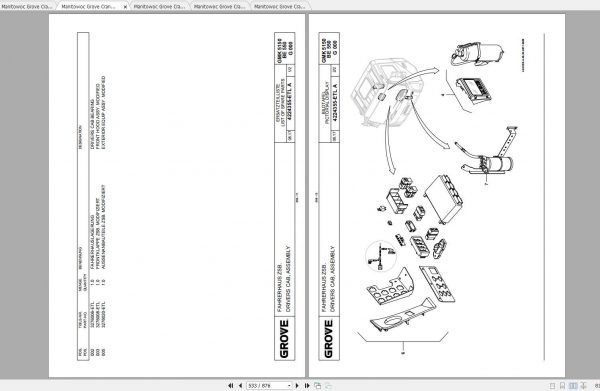 Manitowoc Grove Crane GMK 5150L 4206977B 20170701 Spare Parts Catalog 3