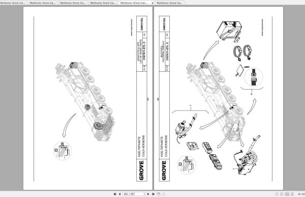 Manitowoc Grove Crane GMK 5150L 4238330B 20180101 Spare Parts Catalog 3