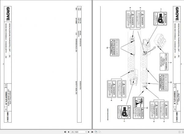 Manitowoc Grove Crane GMK 5180 1 5200 1 3248893 20181101 Land Specific Options Spare Parts Catalog 2