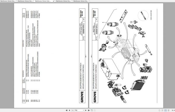 Manitowoc Grove Crane GMK 5200 1 3240600BN 20170601 Spare Parts Catalog 3