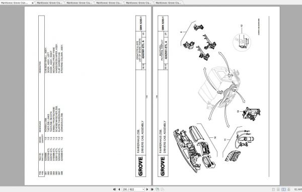 Manitowoc Grove Crane GMK 5200 1 4264470B 20181001 Spare Parts Catalog 2