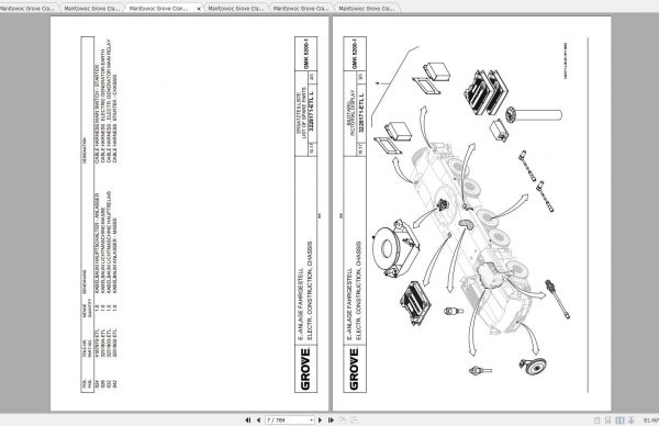 Manitowoc Grove Crane GMK 5220 1 3304922B 20180401 Spare Parts Catalog 2